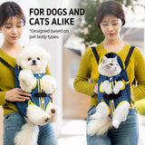 Pet Carrier Backpack for Cats and Dogs, Front or Back Carry