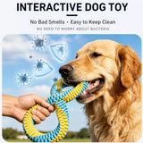 Knotted Polyester Rope Tug Toy for Dogs