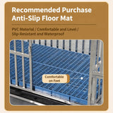 Stainless Steel Dog Crate with Tray