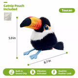 Automatic Flying Bird Cat Toy with Fluttering Wings