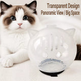 Plastic Recovery Cone for Cats During Grooming and Care