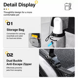 Large Breathable Pet Carrier Backpack for Dogs and Cats