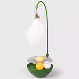 Wobble Cat Toy with Feather Accessory
