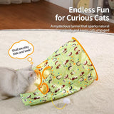 Foldable Oxford Cloth Cat Tunnel Toy with Crinkle Sound
