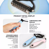 Undercoat Deshedding Comb for Dogs and Cats