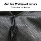 Rectangular Padded Pet Bed for Dogs and Cats