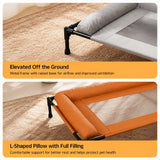 Raised Dog Cot Bed with Iron Frame