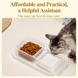 Disposable Cat Bowls for Food and Water, Single-Use Feeding Dishes