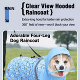 Full-Coverage Four-Leg Dog Raincoat