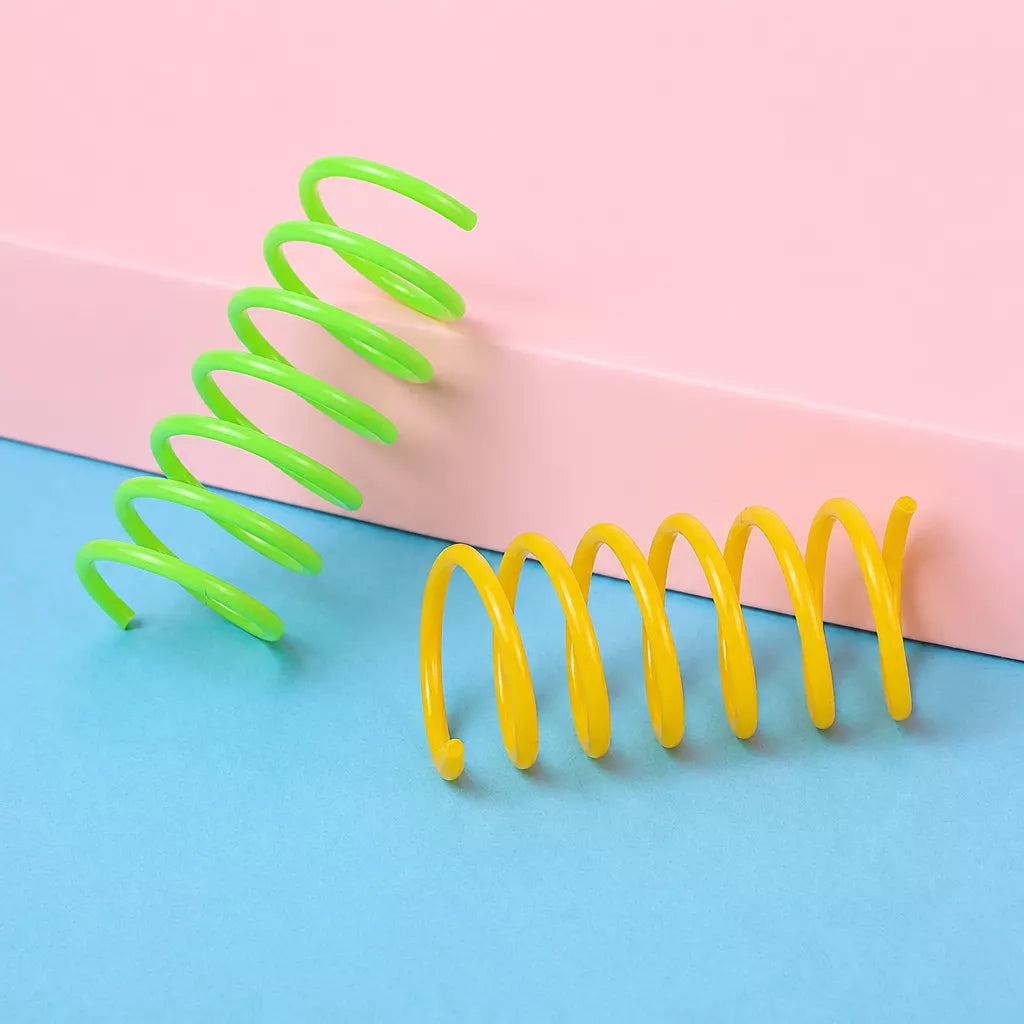 Plastic Spring Cat Toy