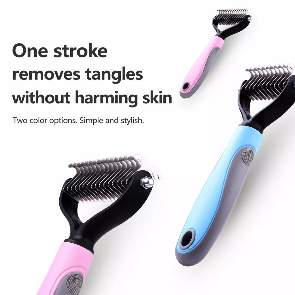 Cat Grooming Comb for Long Hair, Knots and Loose Fur