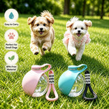 Portable Pet Water Bottle with Foldable Silicone Bowl