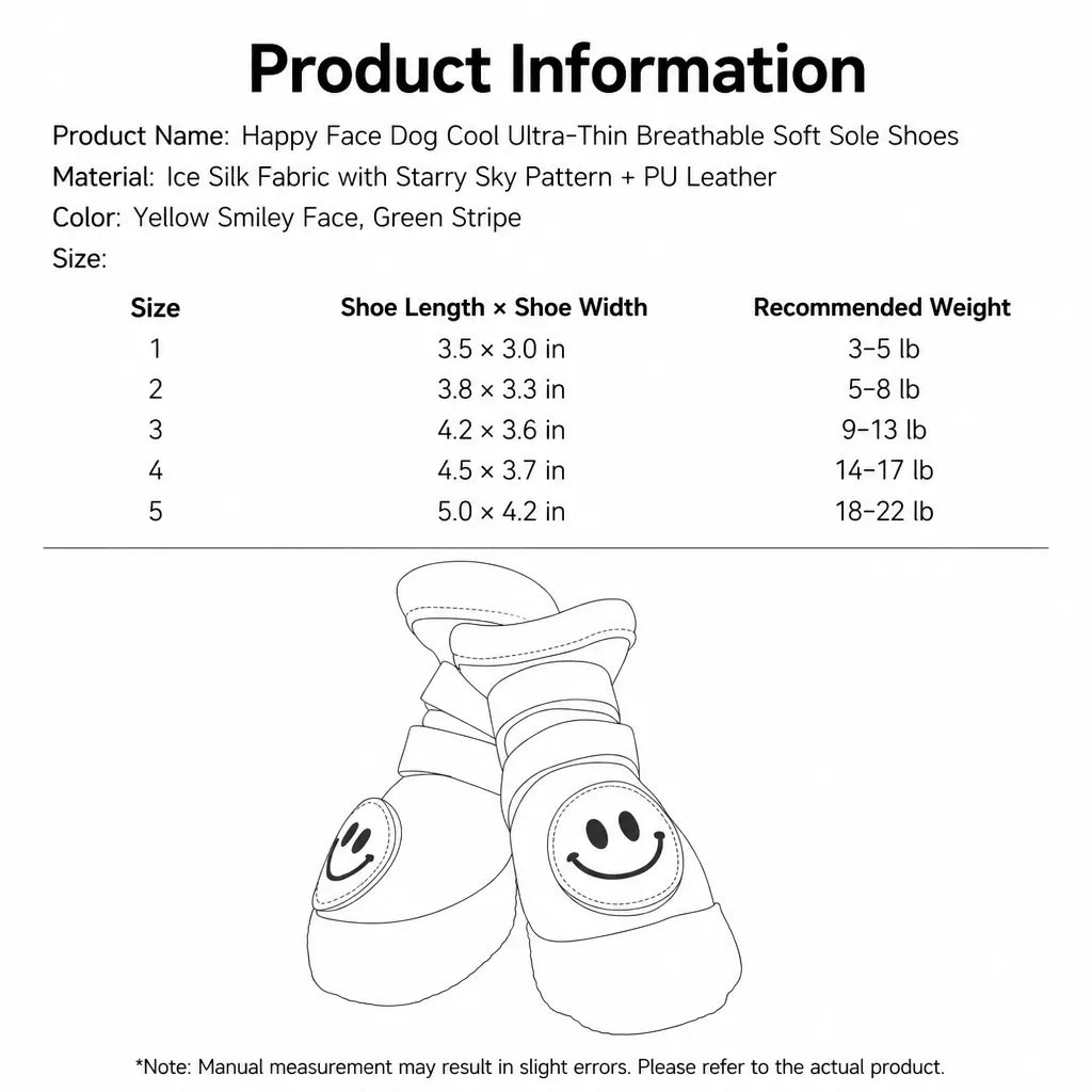 Soft-Sole Nylon Dog Boots for Small to Medium Dogs