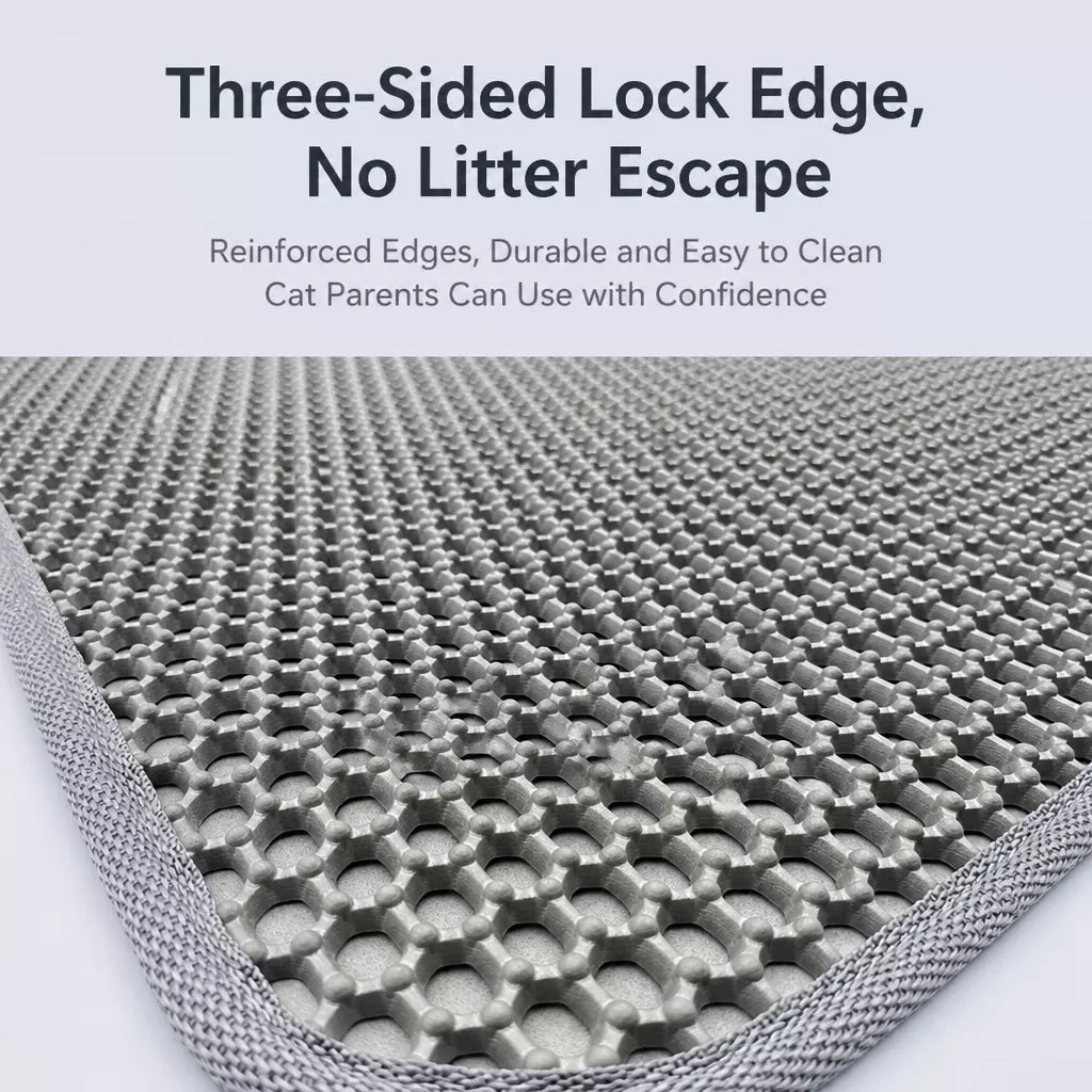 Double-Layer Cat Litter Mat