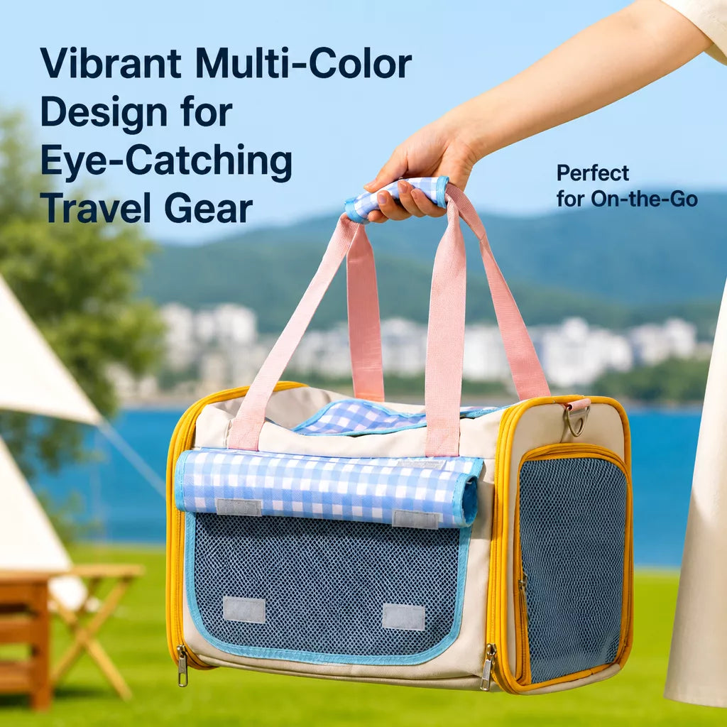 Expandable Pet Carrier Backpack for Cats and Small Dogs