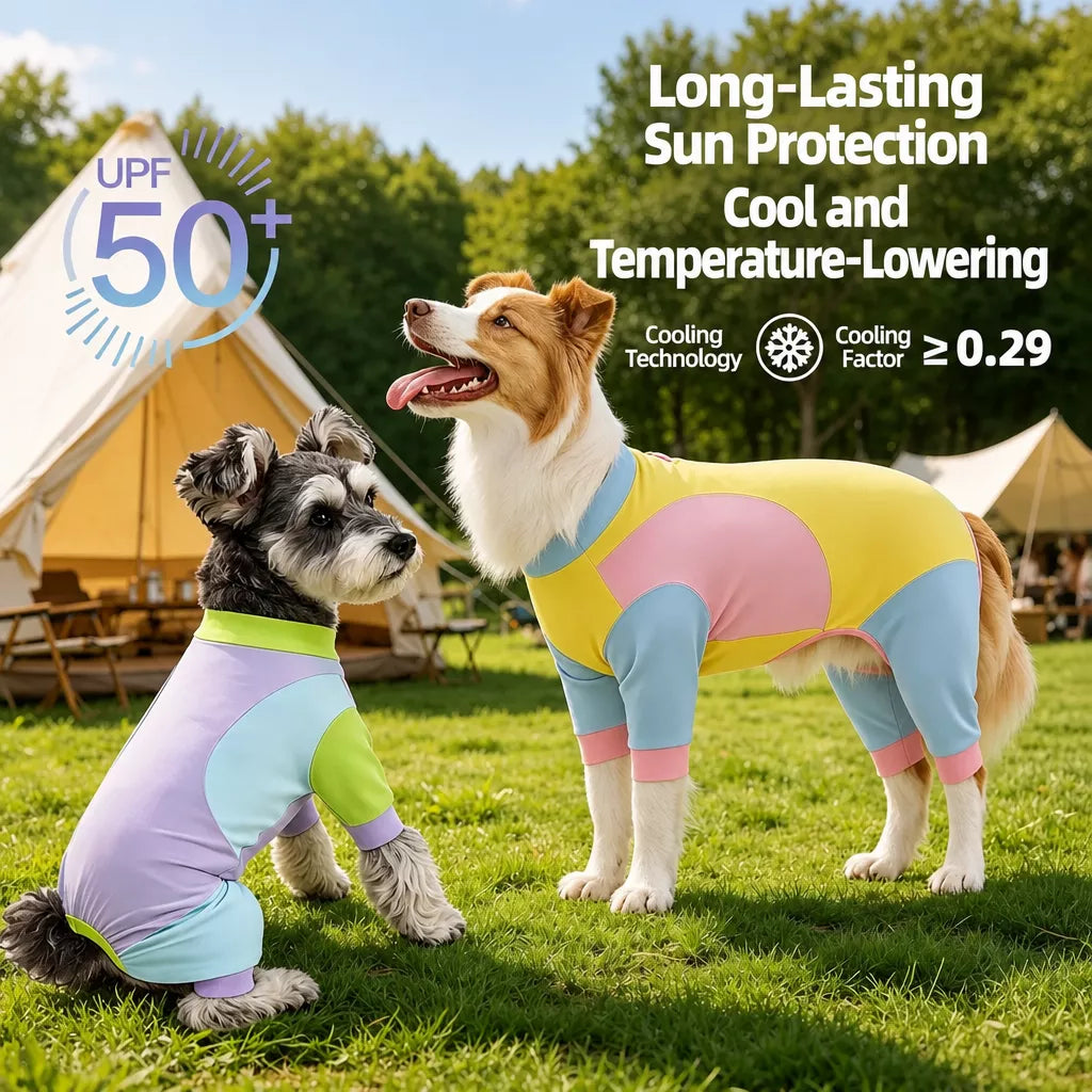 Lightweight Four-Leg Dog Shirt for Summer