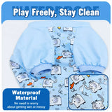 Waterproof Four-Leg Dog Raincoat with Belly Coverage