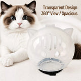 Clear Plastic Pet Recovery Cone for Cats