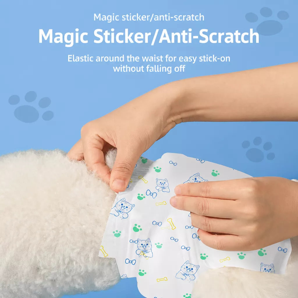 Disposable Dog Diapers for Male and Female Dogs