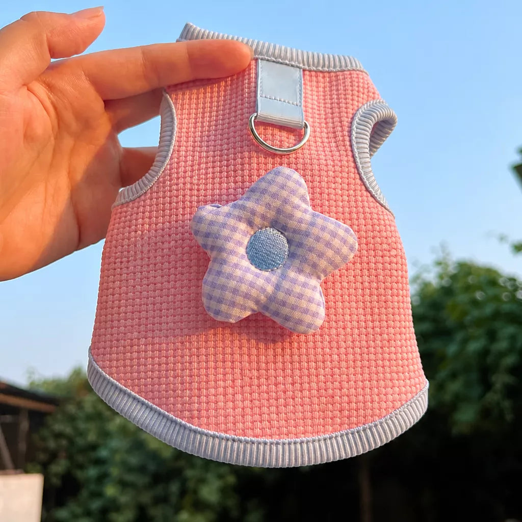 Cat & Small Dog Vest with Leash Opening