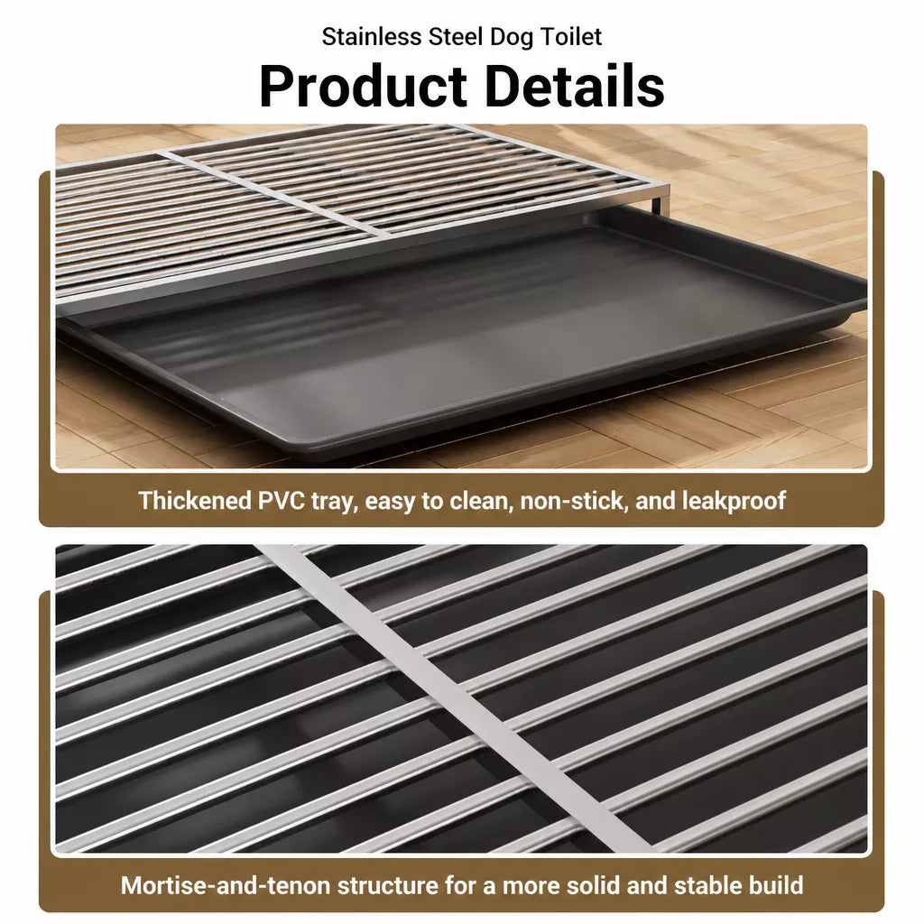 Stainless Steel Dog Potty Tray