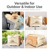 Center Console Pet Car Bed for Small Dogs and Cats