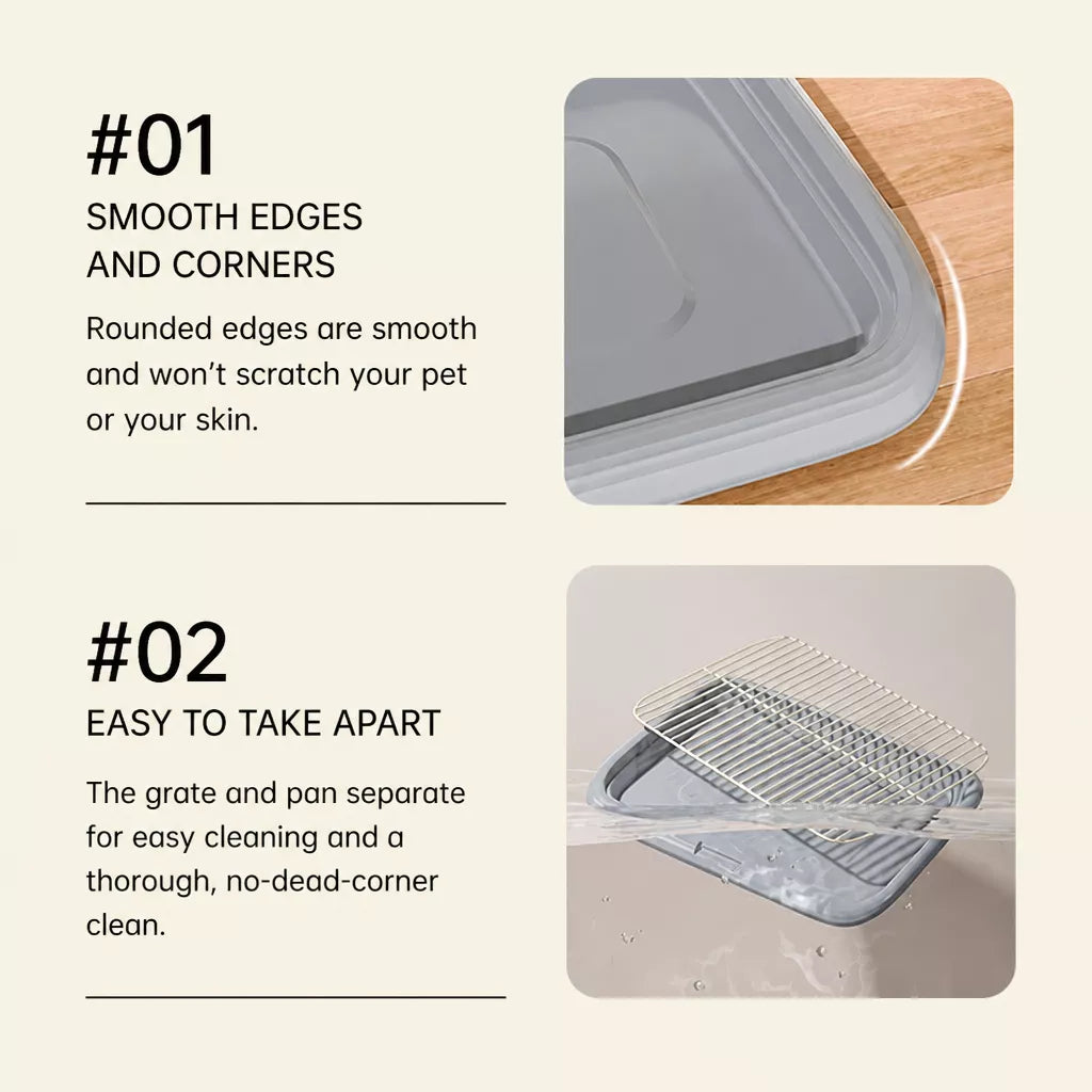 Portable Dog Potty Tray with Scoop