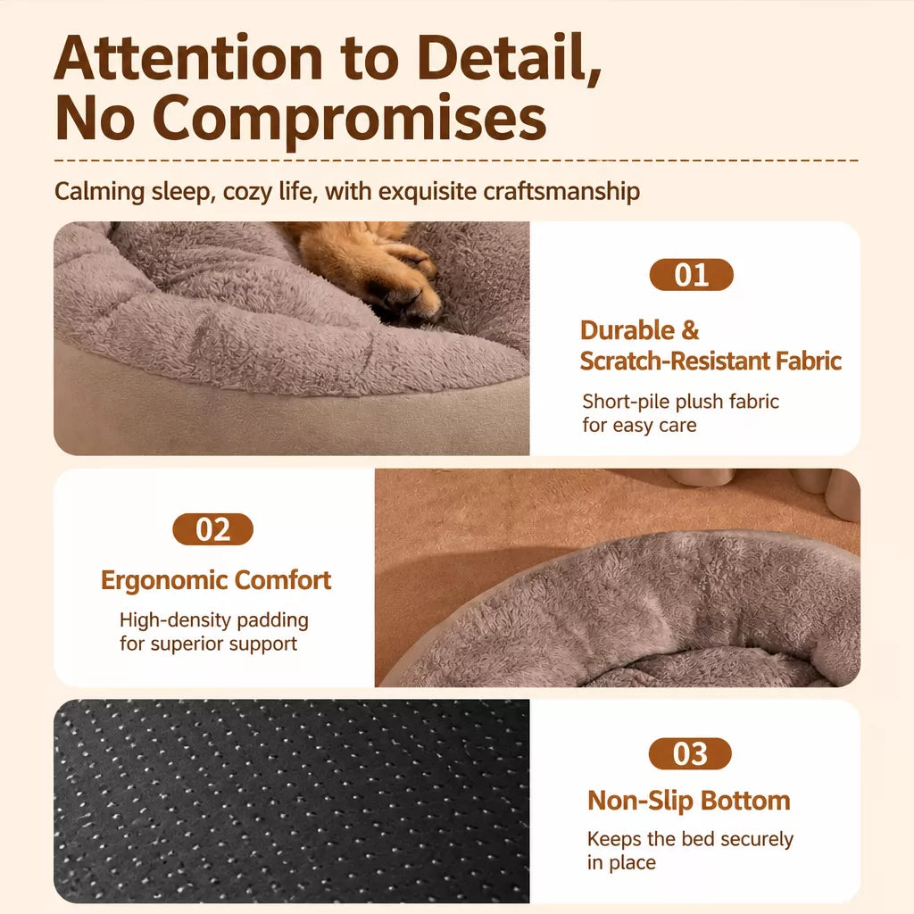 Fleece Pet Bed for Cats and Dogs