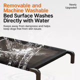 Raised Mesh Dog Cot with Iron Frame for Small to Large Dogs