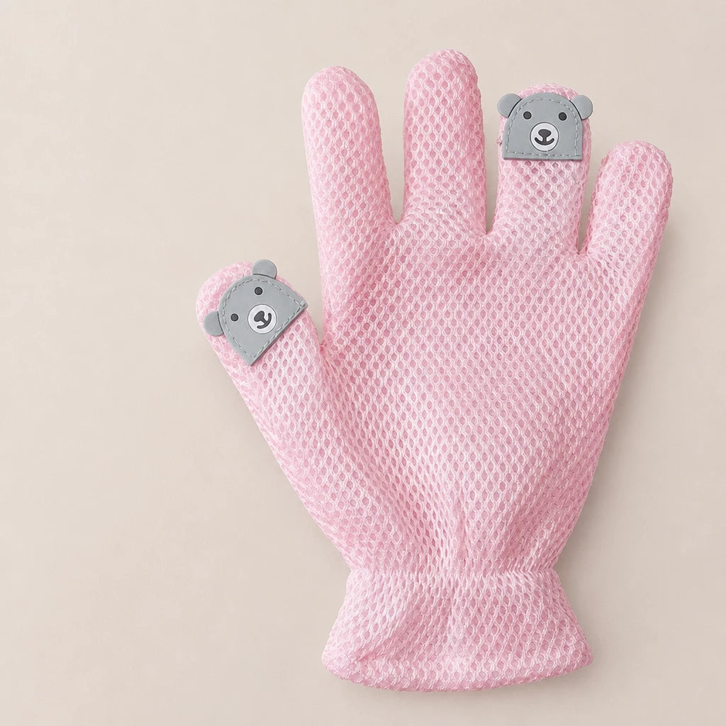 Double-Sided Pet Grooming Glove for Cats and Dogs
