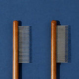 Wooden Cat Grooming Comb for Detangling and Loose Hair