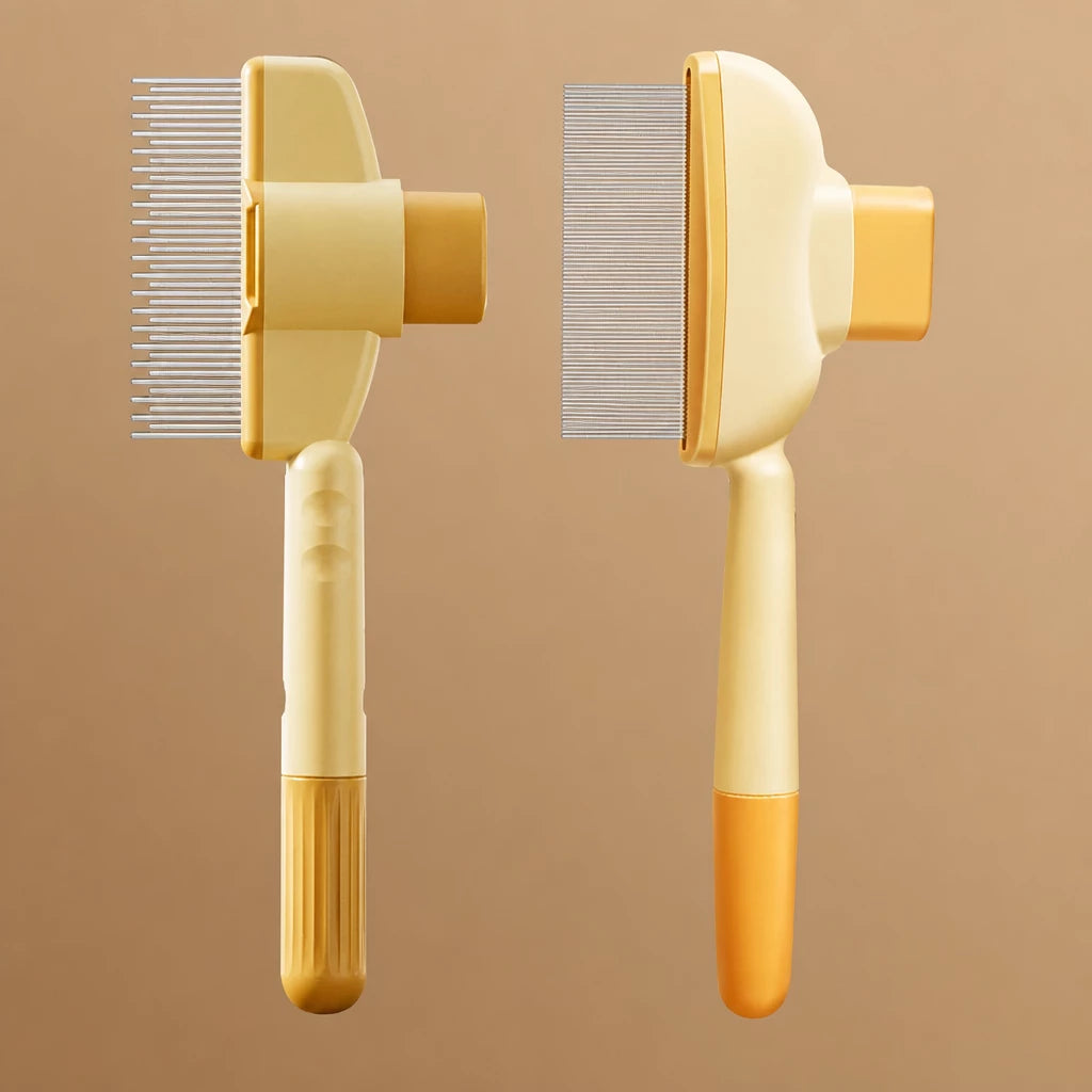 Self-Cleaning Detangling Brush for Cats and Dogs