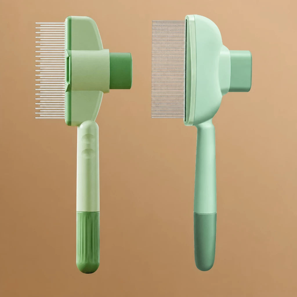 Self-Cleaning Detangling Brush for Cats and Dogs
