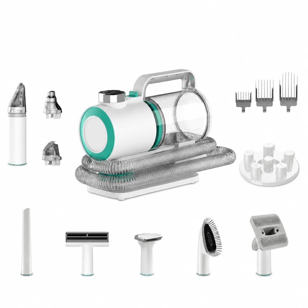 7-in-1 Pet Grooming Vacuum Clipper