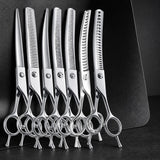 Pet Grooming Scissors Set for Trimming and Thinning