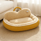 Semi-Enclosed Cat & Dog Bed with Removable, Washable Design