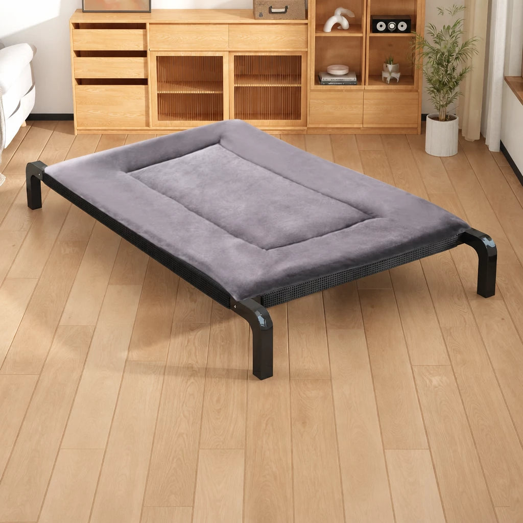Raised Mesh Dog Cot with Iron Frame for Small to Large Dogs