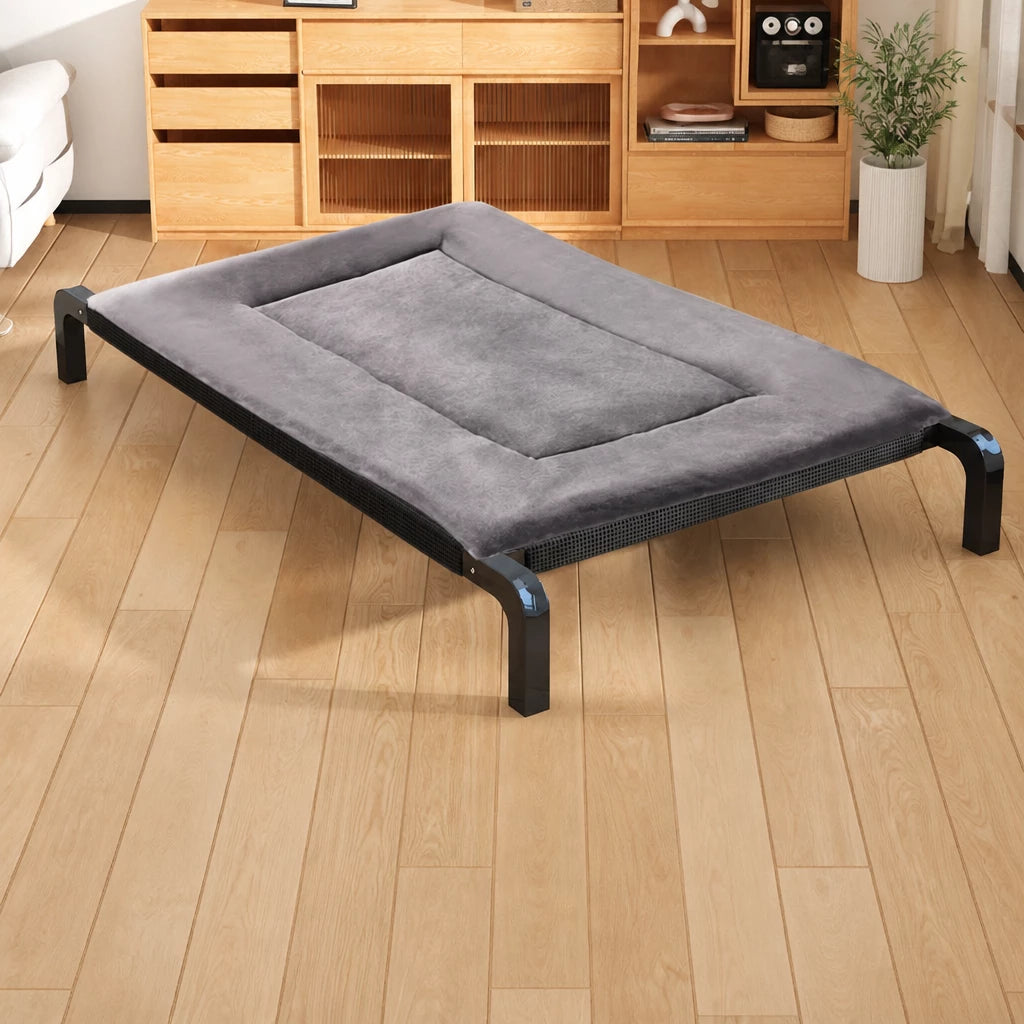 Raised Mesh Dog Cot with Iron Frame for Small to Large Dogs