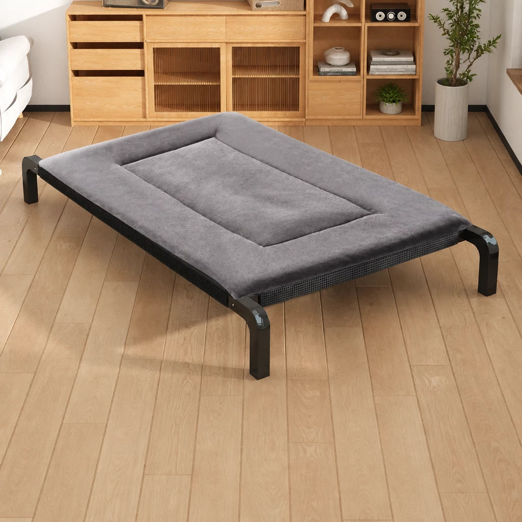 Raised Mesh Dog Cot with Iron Frame for Small to Large Dogs