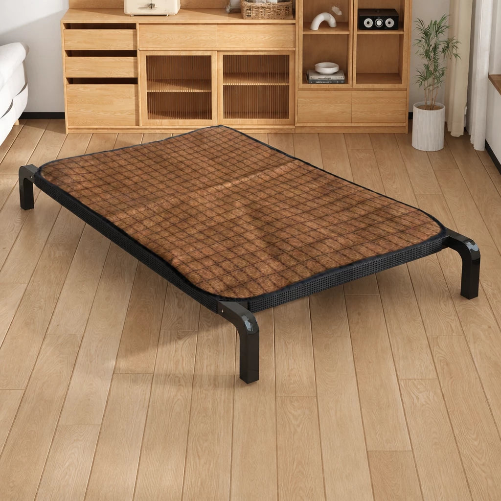 Raised Mesh Dog Cot with Iron Frame for Small to Large Dogs