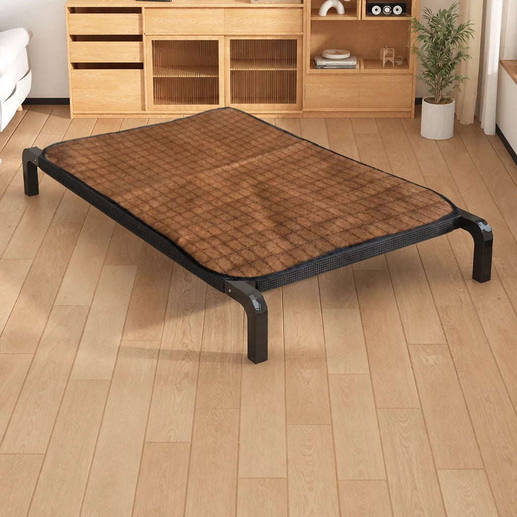 Raised Mesh Dog Cot with Iron Frame for Small to Large Dogs