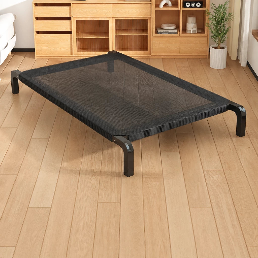 Raised Mesh Dog Cot with Iron Frame for Small to Large Dogs