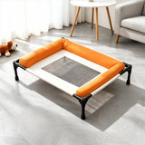 Raised Dog Cot Bed with Iron Frame