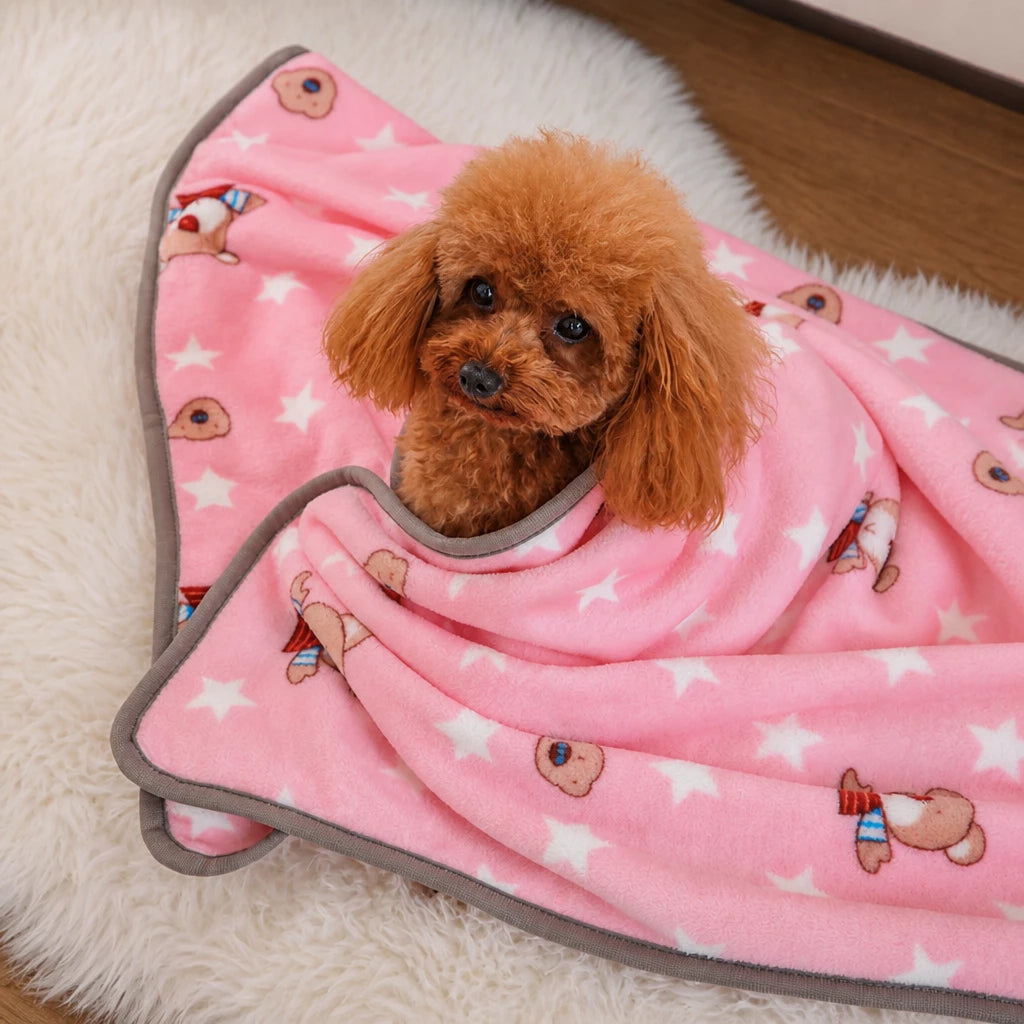 Fleece Pet Blanket for Dogs and Cats