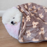 Fleece Pet Blanket for Dogs and Cats