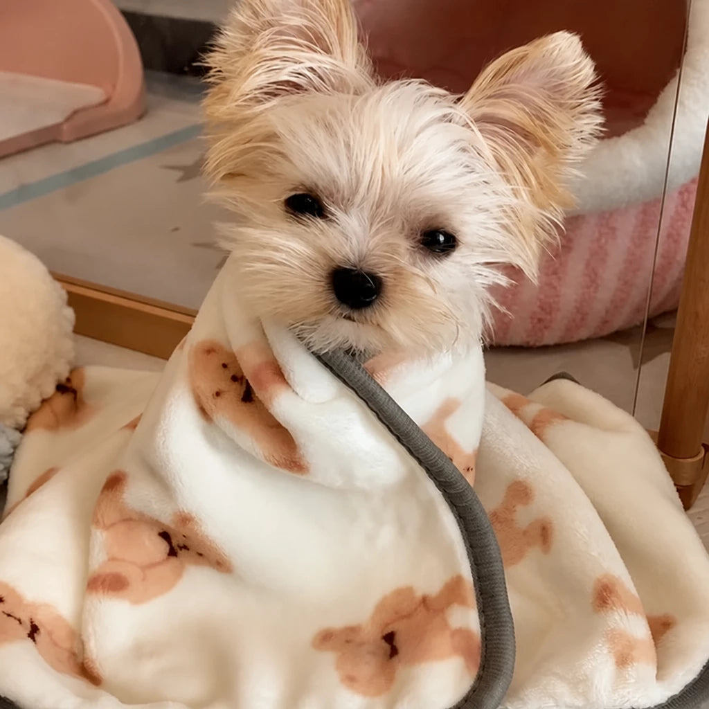 Fleece Pet Blanket for Dogs and Cats