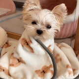 Fleece Pet Blanket for Dogs and Cats