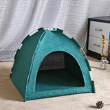 Foldable Pet Tent House with Washable Cover