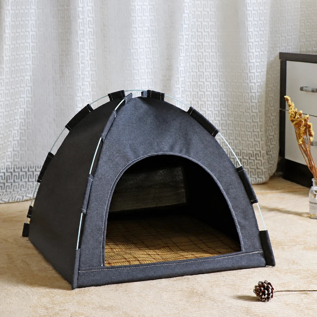 Foldable Pet Tent House with Washable Cover