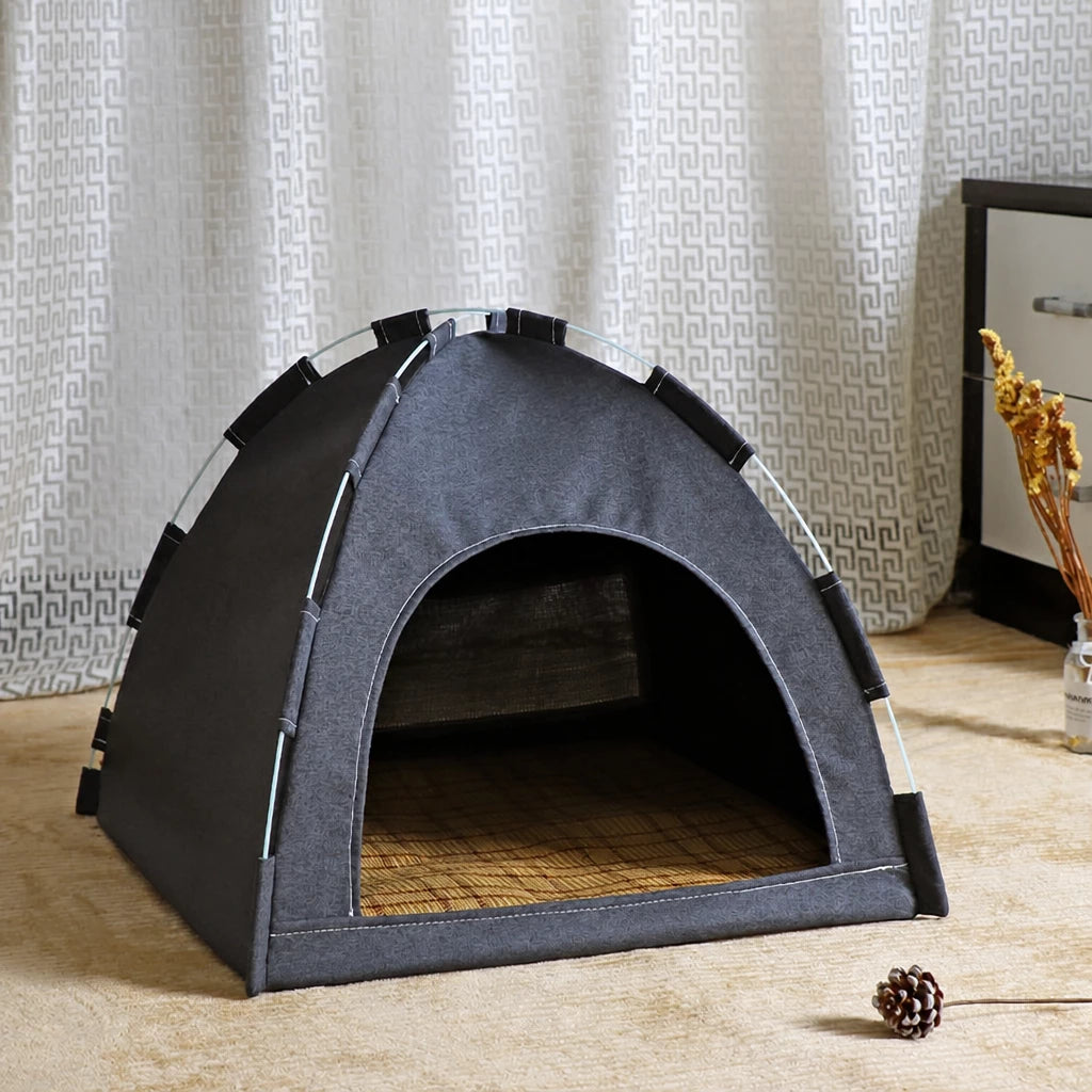 Foldable Pet Tent House with Washable Cover